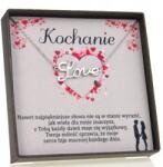 Infinity Ezüst Nyaklánc Neki Valentin nap Dedikáció Ajándék 925