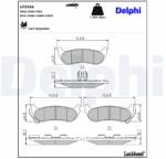 DELPHI Klocki Hamulcowe Tyl (lp3556)