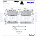 DELPHI Klocki Ham. Hyundai H350 15- Tyl Z Czuj (lp3292)