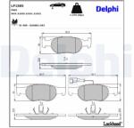 DELPHI Klocki Ham. Fiat Bravo/a Z Czujnikiem (lp1585)