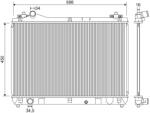 VALEO Chladič motora VALEO 701243 (701243)