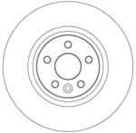 TRW Brzdový kotúč TRW DF6848S (DF6848S)