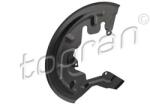 TOPRAN Ochranný plech proti rozstreku, Brzdový kotúč TOPRAN 702 326 (702 326)