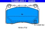 ATE Sada brzdových platničiek kotúčovej brzdy ATE 13.0460-4855.2 (13.0460-4855.2)