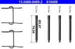 ATE Súprava príslušenstva, obloženie kotúčovej brzdy ATE 13.0460-0409.2 (13.0460-0409.2)