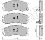 METELLI Sada brzdových platničiek kotúčovej brzdy METELLI 22-0135-0 (22-0135-0)