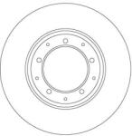 TRW Brzdový kotúč TRW DF6905 (DF6905)