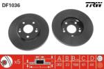 TRW Brzdový kotúč TRW DF1036 (DF1036)