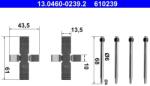 ATE Súprava príslušenstva, obloženie kotúčovej brzdy ATE 13.0460-0239.2 (13.0460-0239.2)