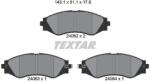 TEXTAR Sada brzdových platničiek kotúčovej brzdy TEXTAR 2406201 (2406201)