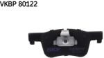SKF Sada brzdových platničiek kotúčovej brzdy SKF VKBP 80122 (VKBP 80122)