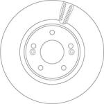 TRW Brzdový kotúč TRW DF6497S (DF6497S)