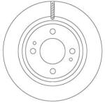 TRW Brzdový kotúč TRW DF6908 (DF6908)