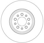 TRW Brzdový kotúč TRW DF3969S (DF3969S)