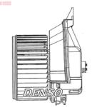 DENSO Vnútorný ventilátor DENSO DEA20200 (DEA20200)