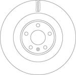 TRW Brzdový kotúč TRW DF6750S (DF6750S)