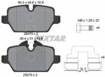 TEXTAR Sada brzdových platničiek kotúčovej brzdy TEXTAR 2547801 (2547801)