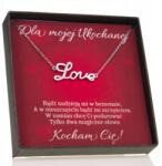 Infinity Ezüst Nyaklánc Neki Dedikálás Ajándék 925