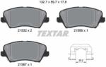 TEXTAR Sada brzdových platničiek kotúčovej brzdy TEXTAR 2153201 (2153201)
