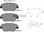 TEXTAR Sada brzdových platničiek kotúčovej brzdy TEXTAR 2564401 (2564401)