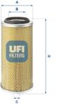 UFI Vzduchový filter UFI 27.881. 00 (27.881.00)