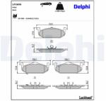 DELPHI Sada brzdových platničiek kotúčovej brzdy DELPHI LP2695 (LP2695)
