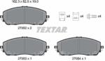 TEXTAR Sada brzdových platničiek kotúčovej brzdy TEXTAR 2705201 (2705201)