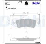 DELPHI Klocki Ham. Ford Mondeo 96-00 Bez Czuj (lp1242)