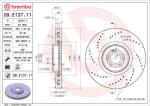 BREMBO Brzdový kotúč BREMBO 09. E137.11 (09.E137.11)