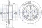 DELPHI Brzdový kotúč DELPHI BG4041 (BG4041)