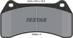 TEXTAR Sada brzdových platničiek kotúčovej brzdy TEXTAR 2348901 (2348901)