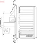 DENSO Vnútorný ventilátor DENSO DEA09024 (DEA09024)