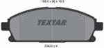 TEXTAR Sada brzdových platničiek kotúčovej brzdy TEXTAR 2342004 (2342004)