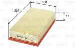 VALEO Vzduchový filter VALEO 585262 (585262)