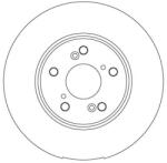 TRW Brzdový kotúč TRW DF6762S (DF6762S)