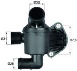 MAHLE Termostat chladenia MAHLE TI 35 87 (TI 35 87)