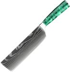 HARAHU Cuțit de bucătărie BL-39277 - Nakiri / Verde KP39277
