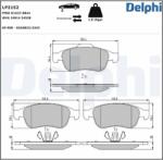 DELPHI Klocki Ham. Renault Megane Iii (lp2152)