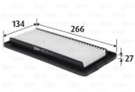 VALEO Vzduchový filter VALEO 585173 (585173)