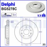 DELPHI Brzdový kotúč DELPHI BG5278C (BG5278C)