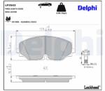 DELPHI Klocki Hamulcowe Przod (lp3543)