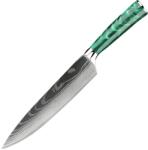 HARAHU Cuțit de bucătărie BL-39280 - Chef / Verde KP39280