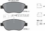 TEXTAR Sada brzdových platničiek kotúčovej brzdy TEXTAR 2370802 (2370802)