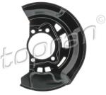 TOPRAN Ochranný plech proti rozstreku, Brzdový kotúč TOPRAN 601 656 (601 656)