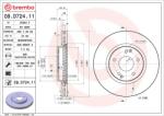 BREMBO Brzdový kotúč BREMBO 09. D724.11 (09.D724.11)