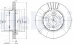 DELPHI Tarcza Ham. Bmw 3 E46 (bg2623c)