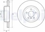 DELPHI Brzdový kotúč DELPHI BG9130C (BG9130C)