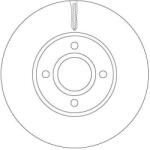 TRW Brzdový kotúč TRW DF6898 (DF6898)