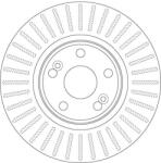 TRW Brzdový kotúč TRW DF6233S (DF6233S)