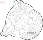 DENSO Vnútorný ventilátor DENSO DEA12003 (DEA12003)
